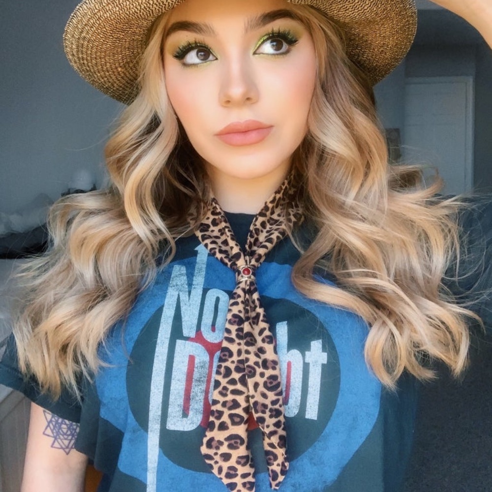 Leopard Stretch Scarf Headband Head Wrap